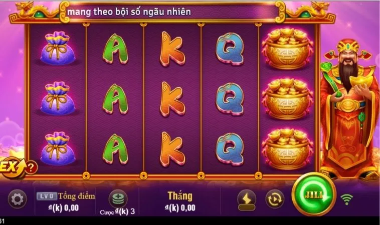 Bí Kíp Chơi Nổ Hũ Thần Tài Fun88 Rước Lộc Vàng Về Túi 2 Giao diện chơi Nổ Hũ Thần Tài Fun88