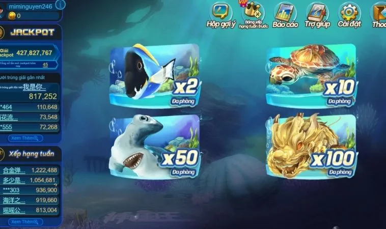 Bật Mí Cách Chơi Thợ Săn Cá Tại Fun88 Thắng Lớn Mỗi Ngày 2 Các phòng chơi trong game Thợ Săn Cá tại Fun88